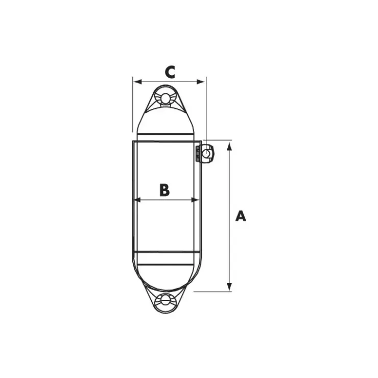 Online Plastimo Support 1 pare-battage classique