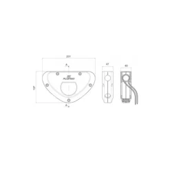 New Plastimo Support moteur hors-bord de balcon