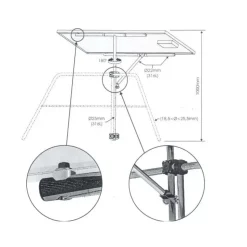 Discount Plastimo Support orientable de panneau solaire