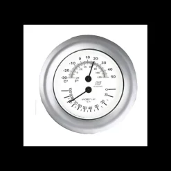 Clearance Plastimo Thermo-Hygro chromé mat 4"