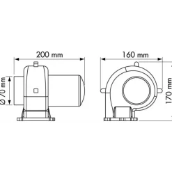 Hot Plastimo Ventilateur classique 12V