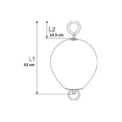 Sale Polyform AS Bouée mouillage moussée à tige |  ø 280 mm
