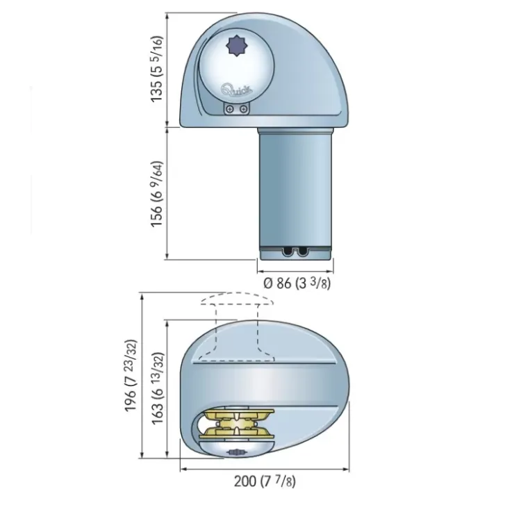 Quick Guindeau Eagle 12 V | 500 W - 6mm