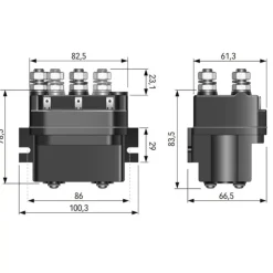 Best Quick Relais T6415-24 V 3500 W | 4 pôles
