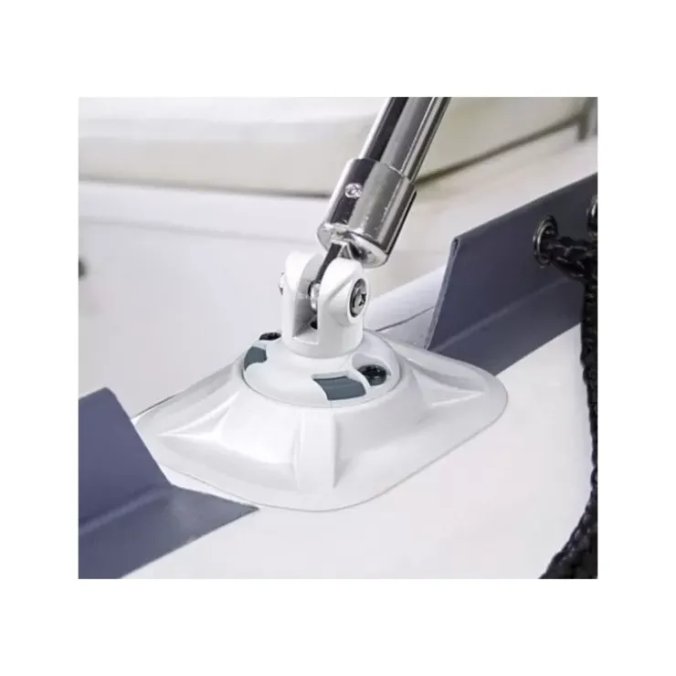 New RAILBLAZA Clevis/Bimini Support blanc | Paire