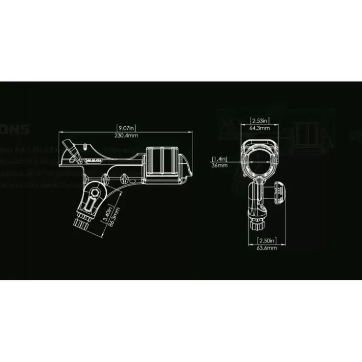 Clearance RAILBLAZA Rod Holder II