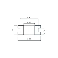 REICH Water Solutions REICH Joint pour réservoir tuyau ø 28 mm