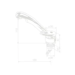 New REICH Water Solutions REICH Robinet mitigeur Twist | UniQuick 12 mm