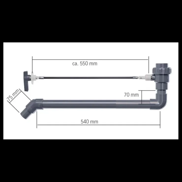 Best REICH Water Solutions REICH Système vidange réservoir 90° 1"1/4