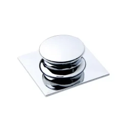 Reimo Bouton chromé P-Lock 35 x 35 mm