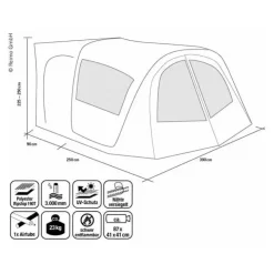 Outlet Reimo Tent Technology REIMO Chambre Tour Van Air