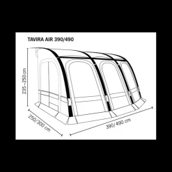 Clearance Reimo Tent Technology REIMO TENT Auvent Tavira Air 490