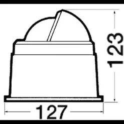 Sale Riviera Compas Zennit 3'' sur fût - Rose plate