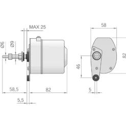 Hot ROCA Kit moteur essuie-glace W5