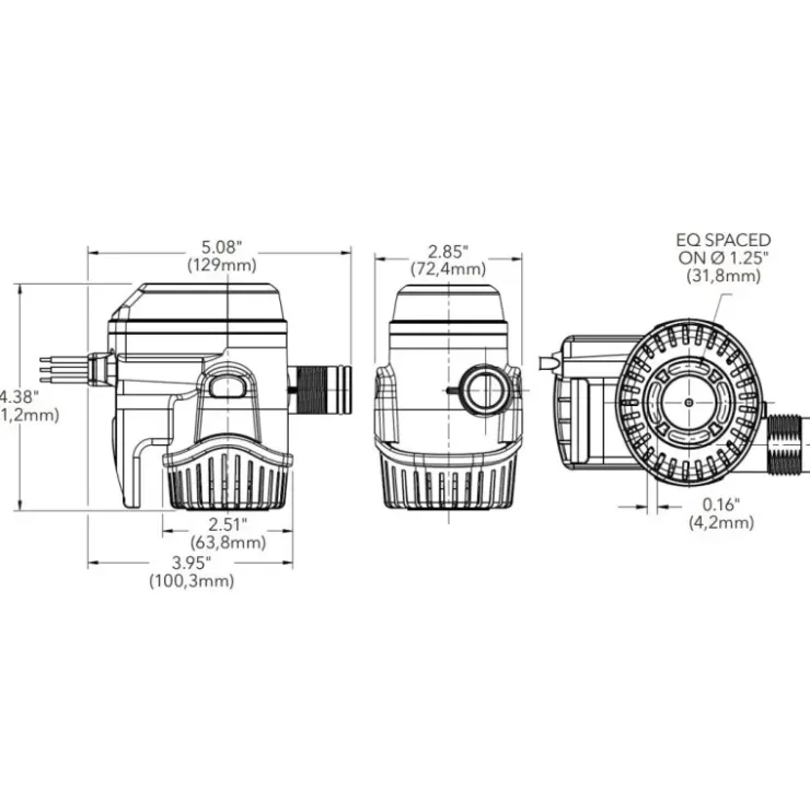 Outlet Rule | Xylem RULE Mate 800B auto 50 L/min