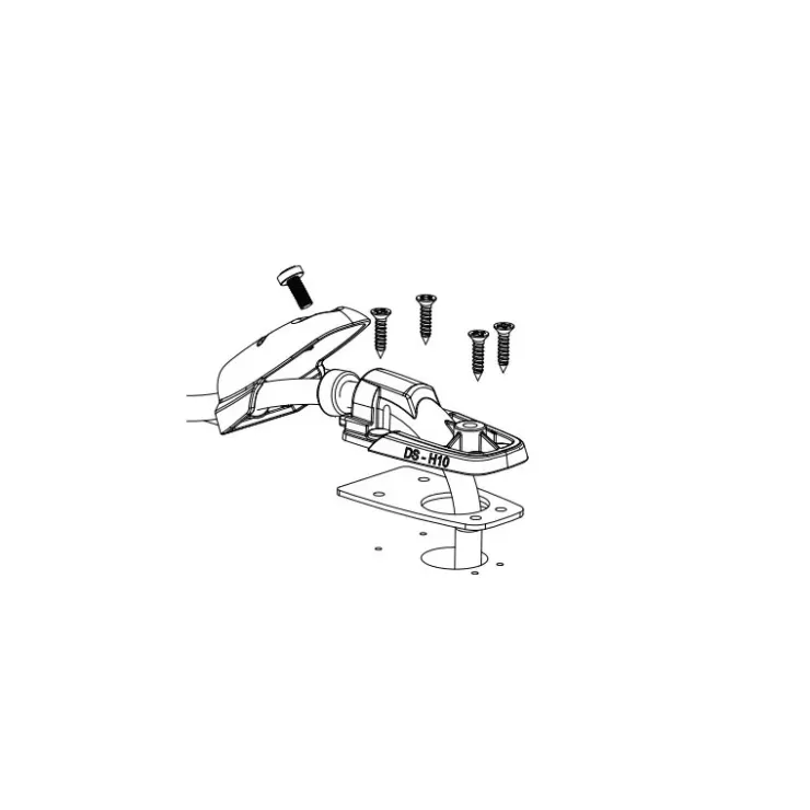 Clearance Scanstrut Passe-câble gris DS-H10