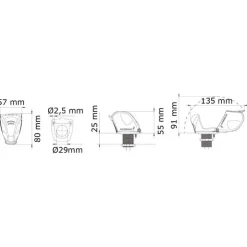 Discount Scanstrut Prise double USB étanche