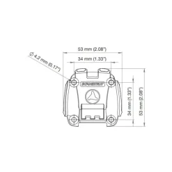 Scanstrut Rokk Mini base à visser RLS-104