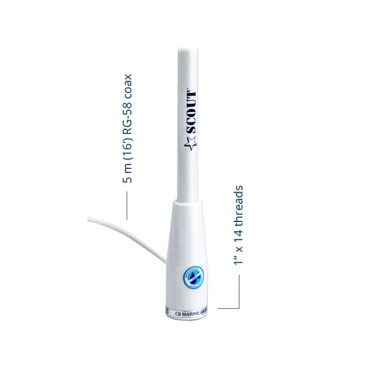 Discount Scout Antenne CB KS-7B en fibre de verre