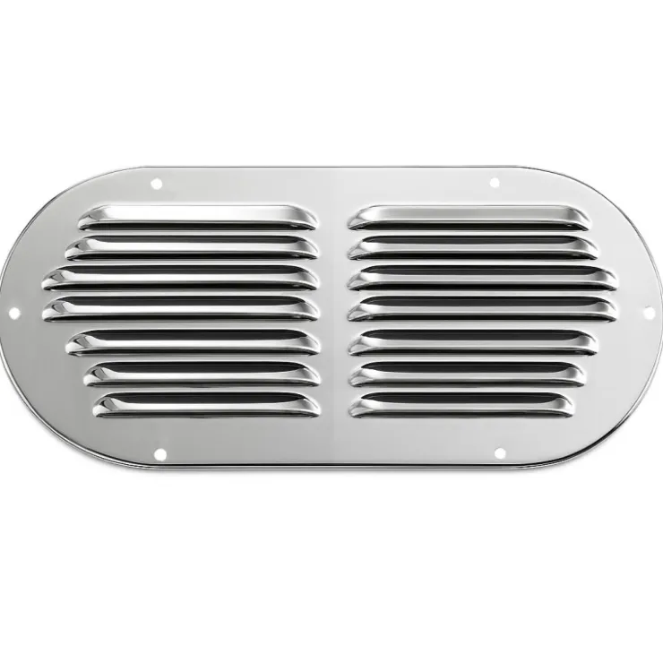 Discount Seaworld Grille aération inox oblongue 34 cm² | 233 x 116 mm