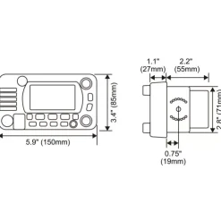 Discount Standard Horizon SH VHF fixe GX 1800 GPS