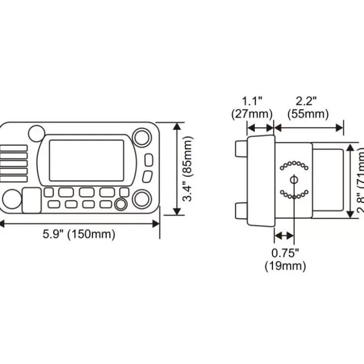 Discount Standard Horizon SH VHF fixe GX 1800 GPS