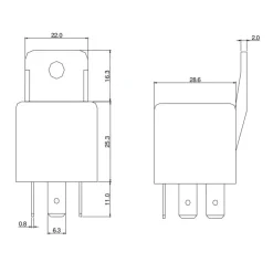 Online Shori Relais 12 V - 40 A