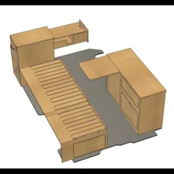 Clearance Simple Vans Kit Meuble Drifter | Trafic 3