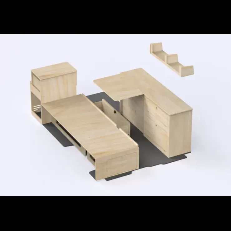 Outlet Simple Vans Kit meuble Nomad | Universel