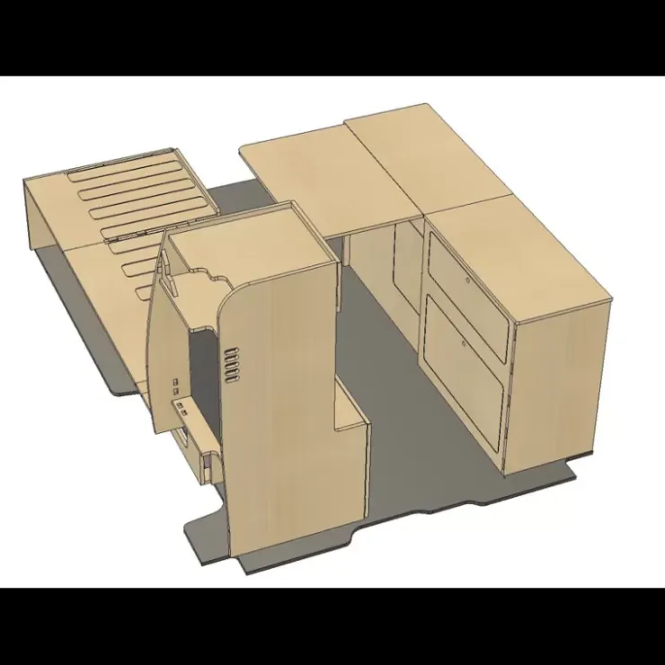 Hot Simple Vans Kit meuble Roamer | VW T5/T6
