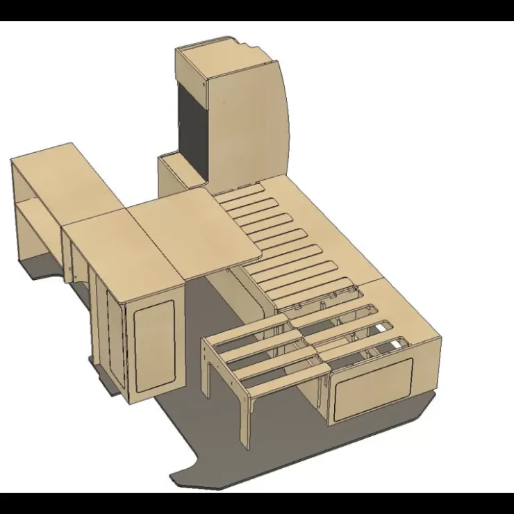 Hot Simple Vans Kit meuble Roamer | VW T5/T6