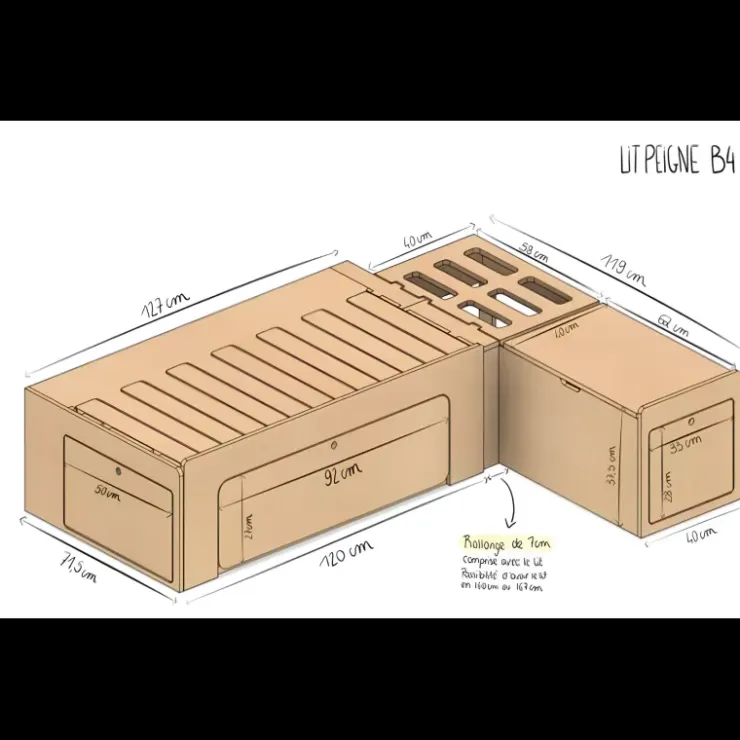 Discount Simple Vans Lit Peigne Compact - B4