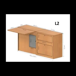 Online Simple Vans Meuble latéral + table | VW T5/T6
