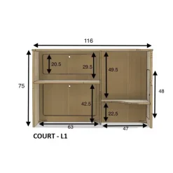 Best Simple Vans Meuble latéral + table | Trafic 3