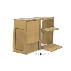 Best Simple Vans Meuble latéral + table | Trafic 3