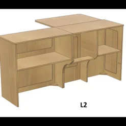 Best Simple Vans Meuble latéral + table | Trafic 3
