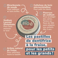 Clearance SLOE SLOÉ Dentifrice solide en pastilles | fraise