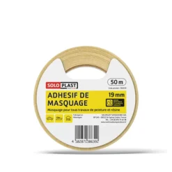 New SOLOPLAST Rouleau adhésif de masquage 50 m