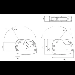 Hot Spinlock Bloqueur XTS0814 Latéral Tribord