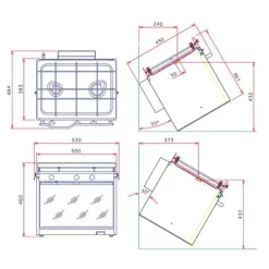 New Techmipex TECHIMPEX Cuisinière XL3
