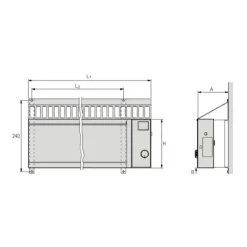 Telco Chauffage T2RIB 05 | 230 V - 500 W