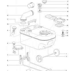 Discount Thetford Pièces détachées cassette C220