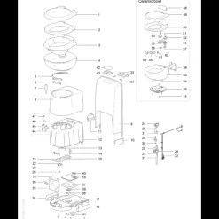Clearance Thetford Pièces détachées toilette Série C260