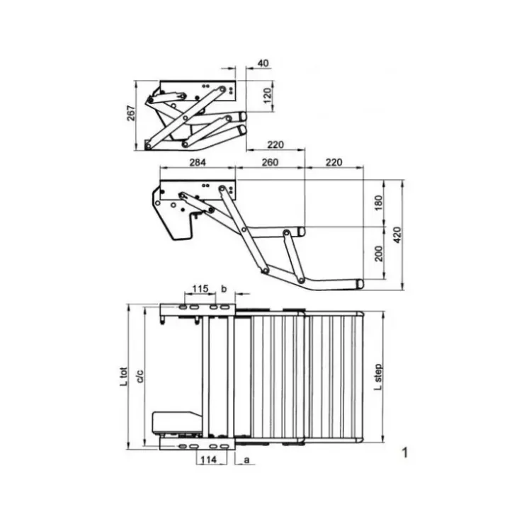 Thule Double Step 12V 380