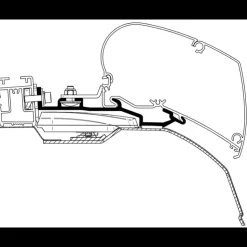 Hot Thule Kit Ducato L2, L3, L4 série 6 | sur rail SmartClamp