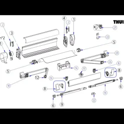 Clearance Thule Pièces détachées Omnistor 5003