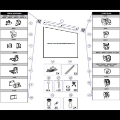 Outlet Thule Pièces détachées Rafter G2
