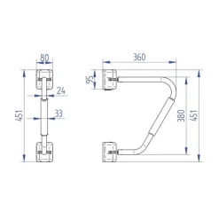 Hot Thule Security Handrail Standard