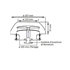 Sale TMC Marine TMC Aérateur passif plastique