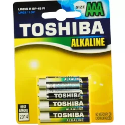 New Toshiba Piles alcalines - LR03 - AAA